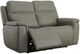 Flexsteel® Sawyer Gray Power Reclining Loveseat with Power Headrest and Lumbar-3