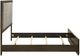 Coaster® Atlas Dark Oak/Gray California King Upholstered Panel Bed-4