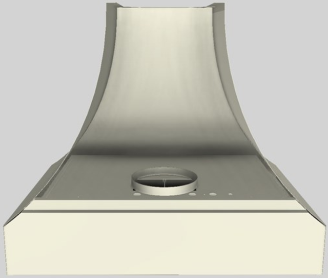 Vent-A-Hood® Designer Series 36" Biscuit Wall Mounted Range Hood-1