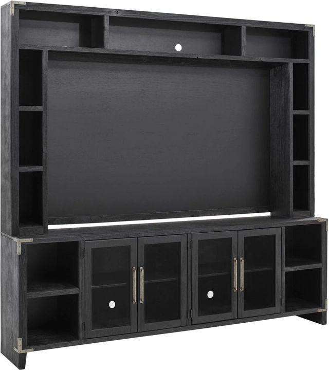 aspenhome® Quincy Vintage Black 97'' Console and Hutch-0