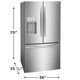 Frigidaire® 36'' 27.8 Cu. Ft. EasyCare™ Stainless Steel French Door Refrigerator-3