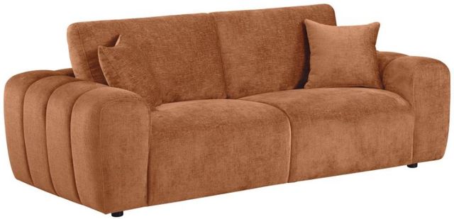 Coaster® Burnett 2-Piece Orange Upholstered Sofa Set-2