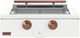 Caliber™ Rockwell 2-Burner Matte White Built-In Liquid Propane Grill with Copper Hardware-0