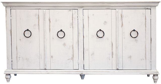 International Furniture Direct Capri White Console-2