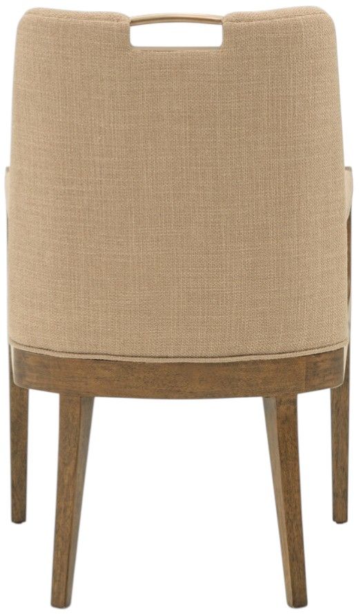Michael Amini® Portrait Sienna Brown Dining Arm Chair-3