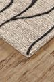 Feizy Enzo Black/Taupe 3'6" x 5'6" Rug-1