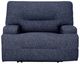 Signature Design by Ashley® Acklen Place Navy Wide Seat Power Recliner-1
