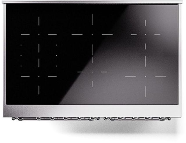 Ilve® Nostalgie II Series 40" Midnight Blue Pro Style Induction Range-2