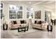 Furniture of America® Kailyn Sand and Brown Sofa-5