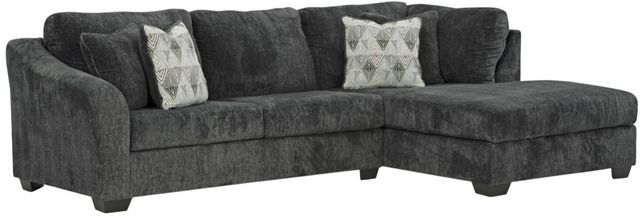 Signature Design by Ashley® Biddeford 2-Piece Shadow Right-Arm Facing Sleeper Sectional and Chaise