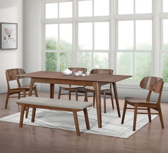 Winners Only® Uptown Medium Walnut 47" Bench-3