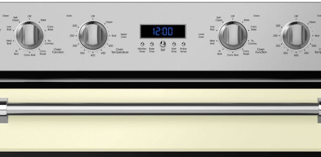 Viking® 3 Series 30" Vanilla Cream Double Electric Wall Oven-2