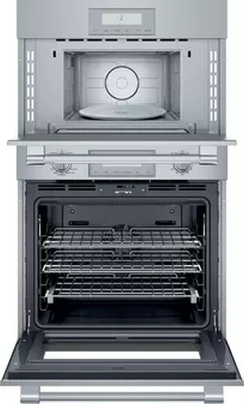 Thermador® Professional® 30" Stainless Steel Oven/Micro Combo Electric Wall Oven-1