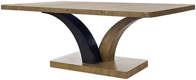 Bernards Calia Brown Pedestal Dining Table-3