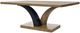 Bernards Calia Brown Pedestal Dining Table-3