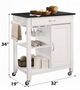 ACME Furniture Ottawa Black/White Kitchen Cart-2