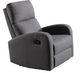Mazin Furniture Ferdinand Gray Rocker Recliner Chair-0