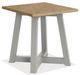 Riverside Furniture Beaufort Gray Skies/Timeless Oak End Table-0