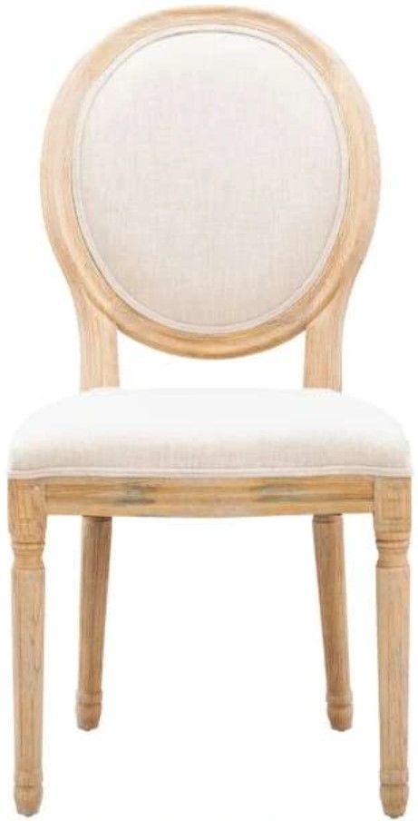 Linon Shiraz Natural Upholstered Dining Side Chair-3
