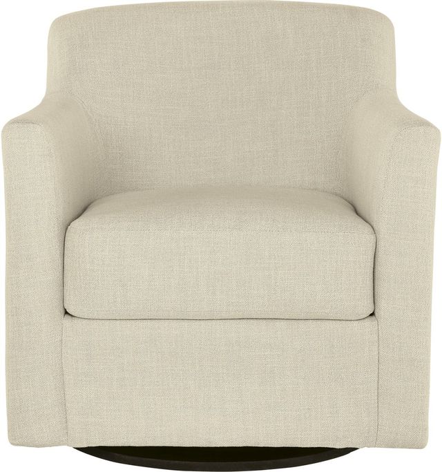Signature Design by Ashley® Bradney Linen Swivel Accent Chair-1