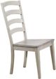 Winners Only® Ridgewood Gray/Oat Arched Ladder Back Dining Side Chair-0