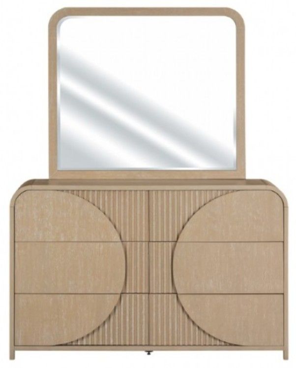 Furniture of America® Tangentry Natural Dresser-2