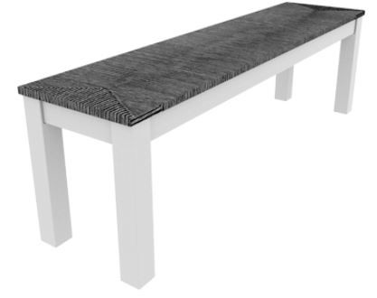 Seaside Casual Greenwich Woven Dining Bench-0