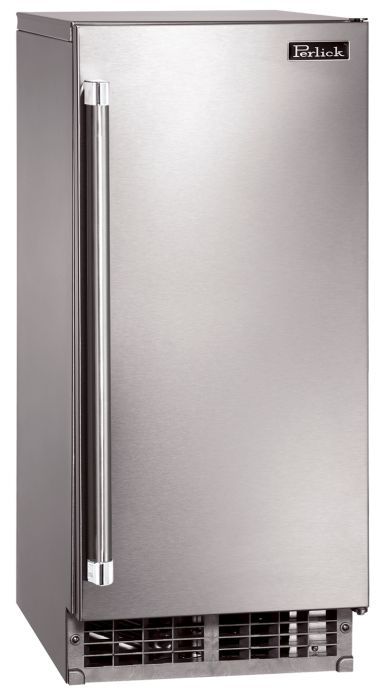 Perlick® Signature Series 15" 80 lb. Stainless Steel Ice Maker