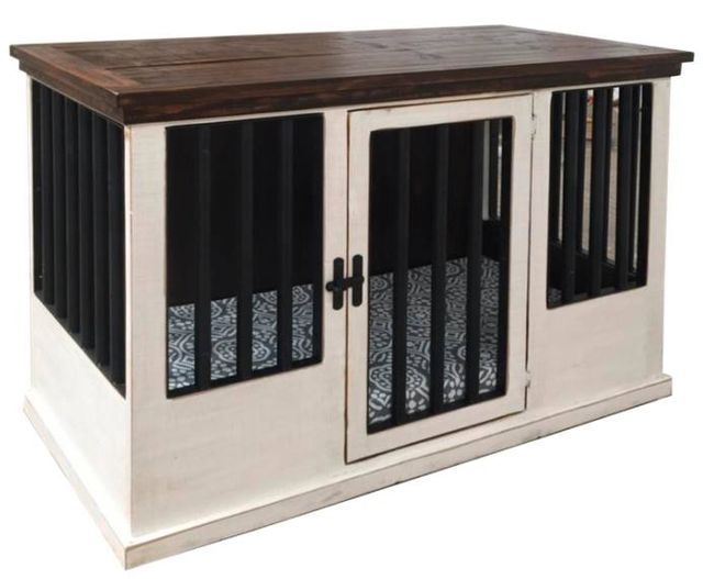 Million Dollar Rustic Brown/Taupe Dog Bed-0