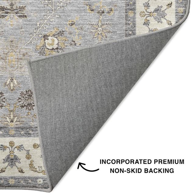 Dalyn™ Rug Company Hatay HY9 Gray 5'x8' Area Rug-2