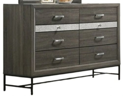 Furniture of America® Voleta Gray Dresser-0