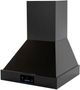 Induction Hardware 36" Black Stainless Steel Wall Mounted Range Hood-1