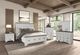 Furniture of America® Hampstead 4-Piece White/Dark Brown Queen Bedroom Set-0