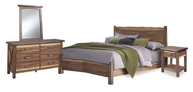 homestyles® Forest Retreat 4-Piece Brown King Bedroom Set-0