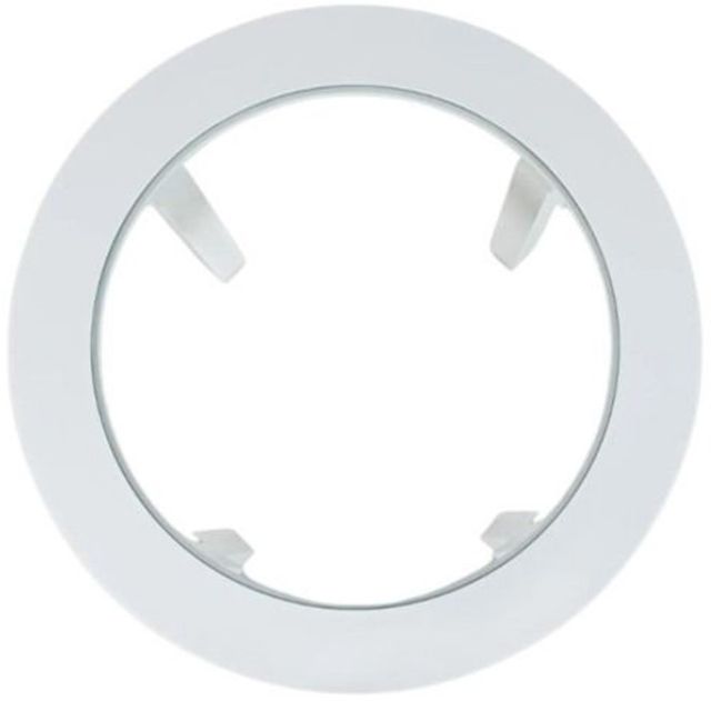 Jofran Inc. Urban Icon Glass Top Round Dining Table with White Base-3