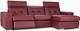 Jaymar Sydney Optima 3 Piece Illusion Burgundy Gr. 30 Sectional-0