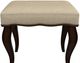 HH2 Home Hamilton Burnished Oak/Cream Vanity Stool-4
