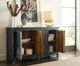 Hammary® Hidden Treasures Charcoal Four Door Console-2