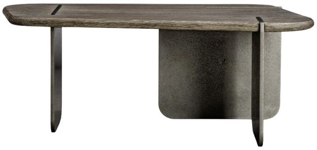 Bernhardt Melba Bernhardt Living Puma Side Table with Graphite Base-2