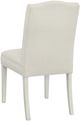 Fairfield® Customizable Entree Dining Camel Short Back Dining Chair with Linen Legs-3