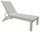 Telescope Casual Kendall Abalone/Storm Aluminum/Fabric Outdoor Sling Stacking Armless Lay-Flat Chaise-0