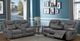 Coaster® Conrad 2-Piece Gray Manual Reclining Living Room Set-1