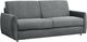 Primo™ International Vitale Dark Grey Rounded Arm Upholstered Sofa Bed-1