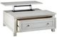 Signature Design by Ashley® Robbinsdale Antique White Lift-Top Cocktail Table-2