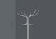 Monarch Specialties Inc. 70" Silver Metal Coat Rack-2