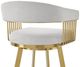 Armen Living Chelsea Anchor Gold/Silver Counter Stool-5