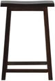Linon Saddle Dark Brown Counter Stool-3