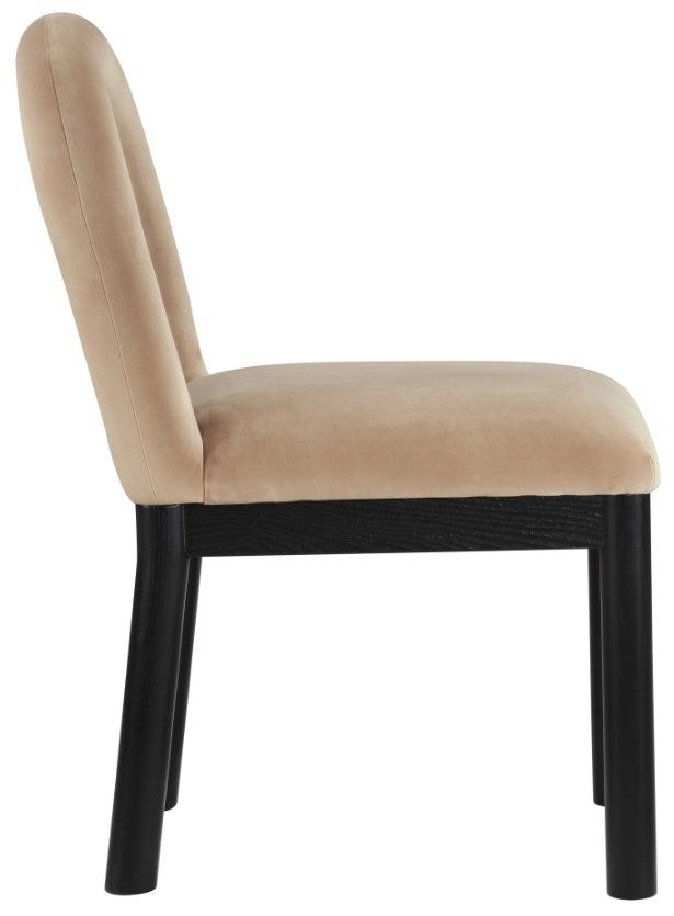 Meridian Furniture Conrad Beige/Black Upholstered Dining Chair-3