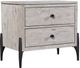 aspenhome® Zane Parchment 2-Drawer Nightstand-0