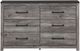 Signature Design by Ashley® Bronyan Dark Gray Dresser-1
